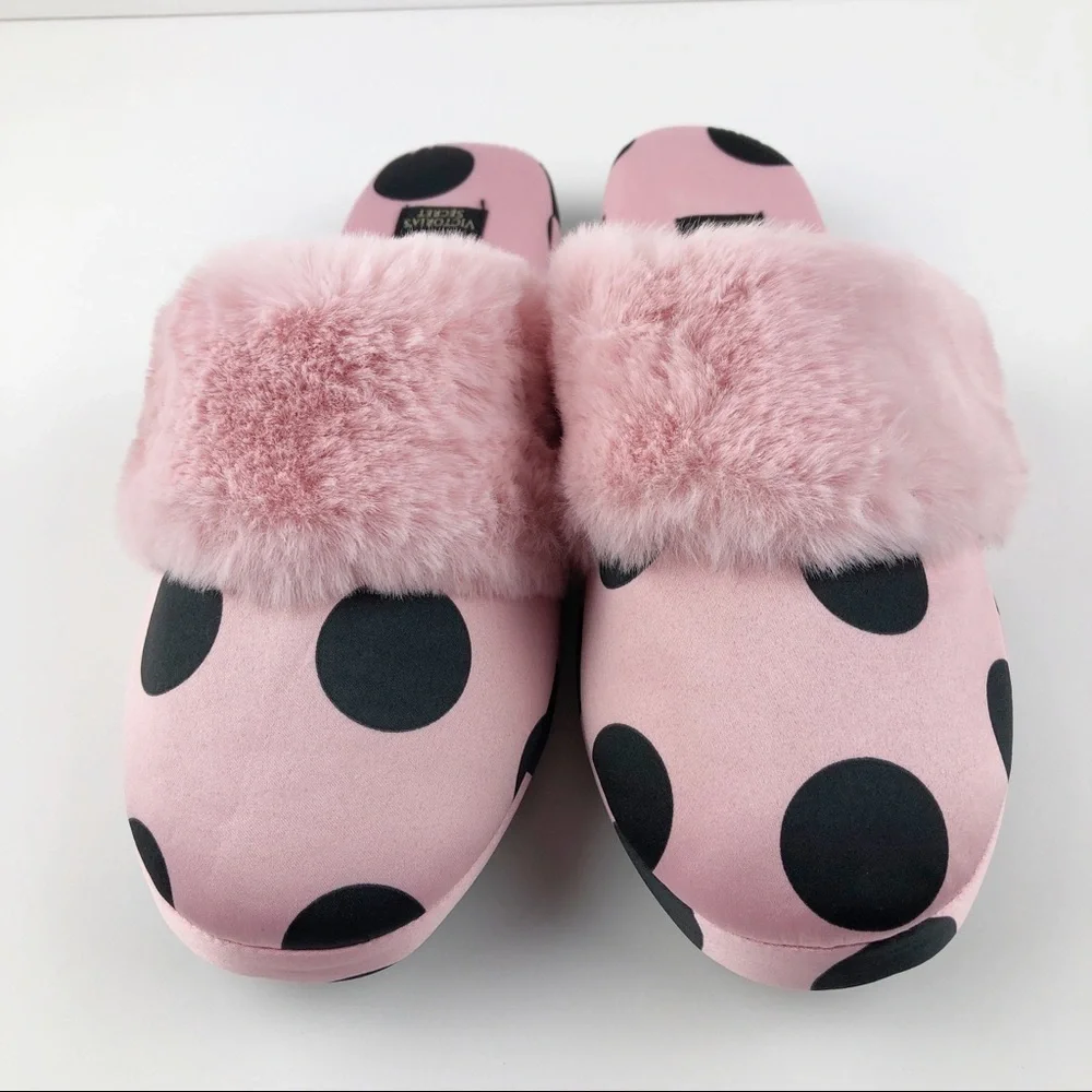 VICTORIA'S SECRET Polka dots Satin Slippers - Picture 6 of 8
